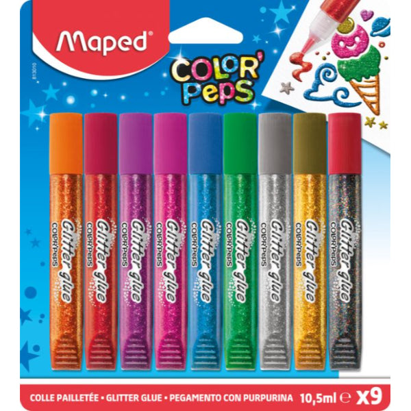 Maped Color Peps Glitter Glue Colours Set – SUDAE
