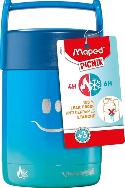 Maped Picnik Concept Food Jar - Blue 350ml (Insulated)