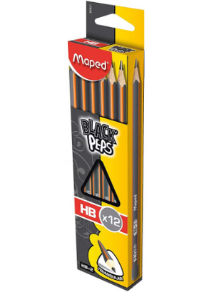 Maped 12-Piece HB Pencil Set