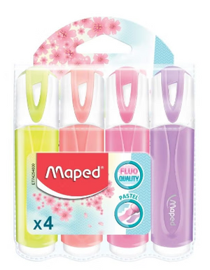 Maped Fluo Peps Classic Highlighter Multicolor (4 Pack)