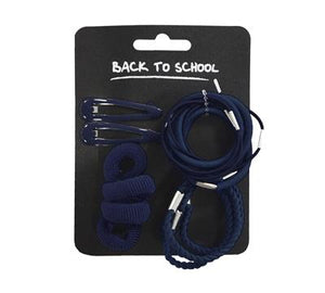 Small Hair School Set - Navy