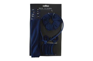 Large Hair School Set - Navy